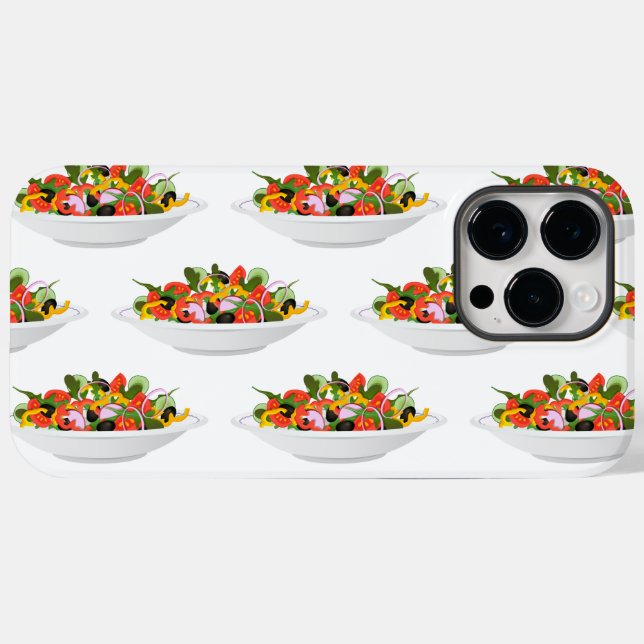 Ät fler plantor färsk sallad-motivationsstämpel (Baksida (horisontell))