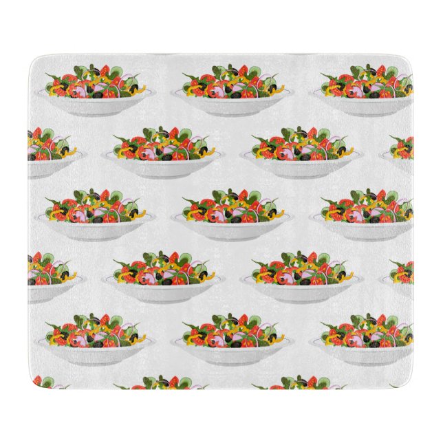 Ät fler plantor färsk sallad-motivationsstämpel (Framsidan)