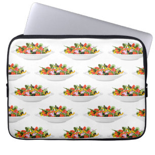 Ät fler plantor färsk sallad-motivationsstämpel laptop fodral
