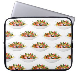 Ät fler plantor färsk sallad-motivationsstämpel laptop fodral