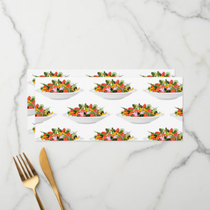Ät fler plantor färsk sallad-motivationsstämpel meny