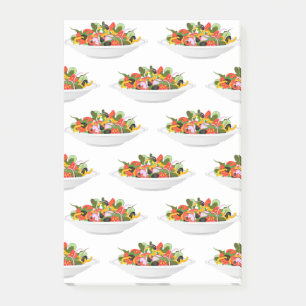 Ät fler plantor färsk sallad-motivationsstämpel post-it block