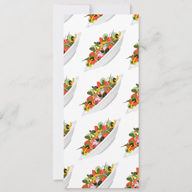 Ät fler plantor färsk sallad-motivationsstämpel spara datumet (Framsida)