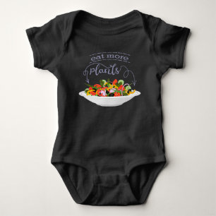 Ät fler plantor färsk sallad-motivationsstämpel t shirt