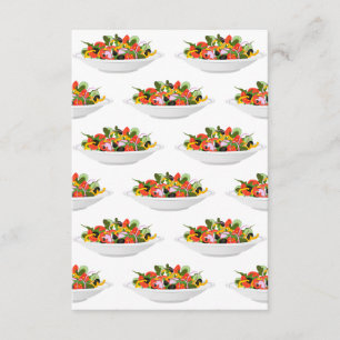 Ät fler plantor färsk sallad-motivationsstämpel tilläggskort