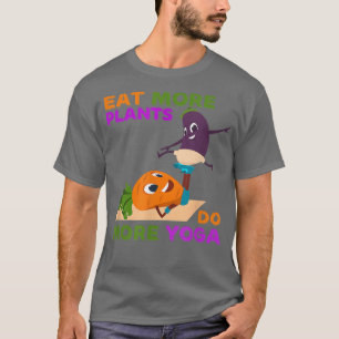 Ät fler växter gör mer av Yoga World Vegetarian Da T Shirt