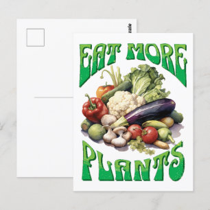 Ät fler växter, vegetariska vykort