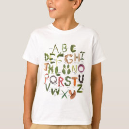Ät fler Veggies Alphabet Shirt T
