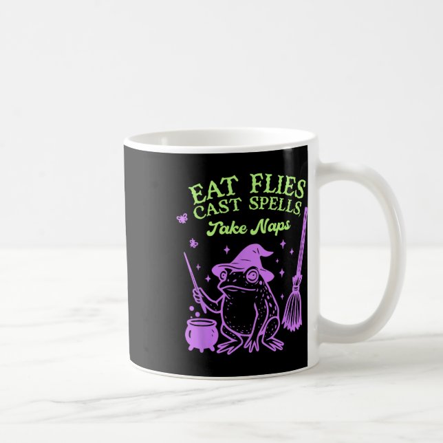 Ät flödar Spådomar. Ta kranar Kaffemugg (Höger)