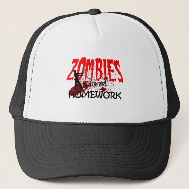 Åt för ZombiehattZombies min läxa Keps (Framsida)