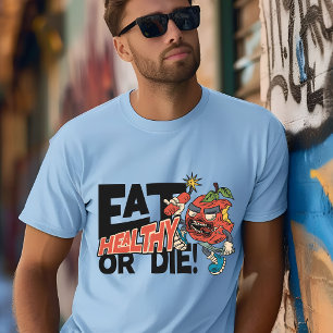Ät friska eller döva: Motiv T-Shirt