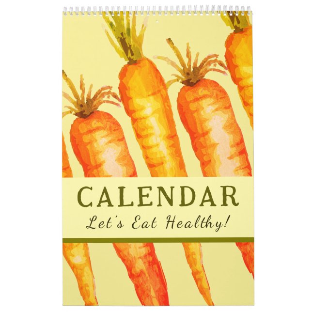 Ät hälsosam mur Art 2026 Motivering Kalender (Omslag)