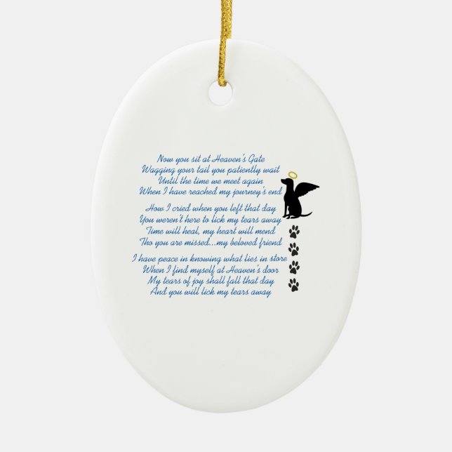 AT HEAVENS GRIND JULGRANSPRYDNAD KERAMIK (Framsidan)