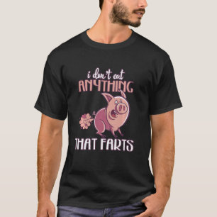 Ät ingenting som går i Gris Go Vegan T Shirt