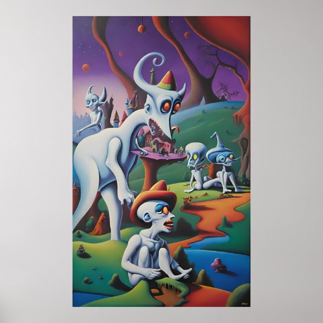 Ät inte konsten, Man - Ken Gage Art Poster (Framsidan)