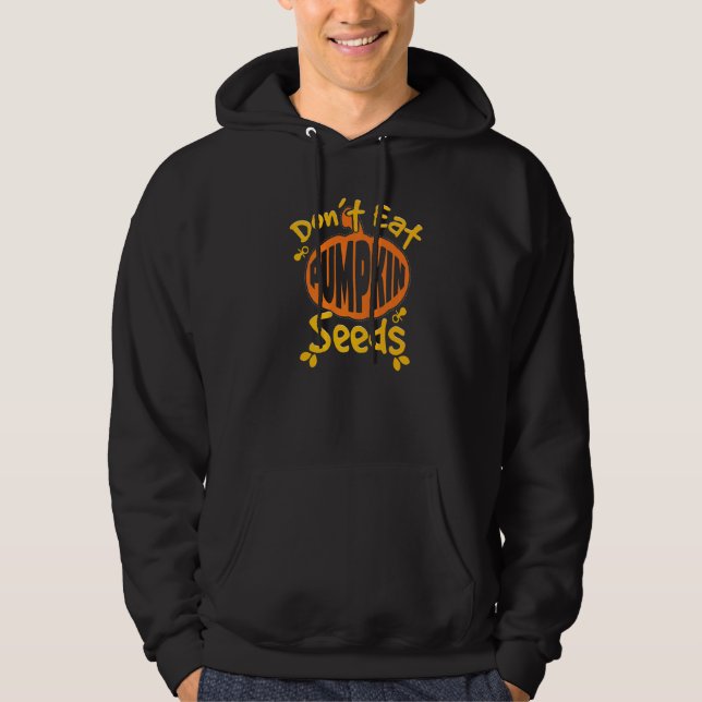 Ät Inte Pumpafrön  Gravid Mamma Graviditet  Hoodie (Framsida)