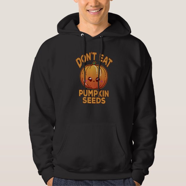 Ät Inte Pumpafrön  Graviditet Hoodie (Framsida)