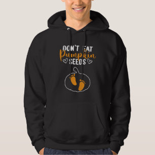 Ät Inte Pumpafrön Halloween Blivande Mamma Hoodie
