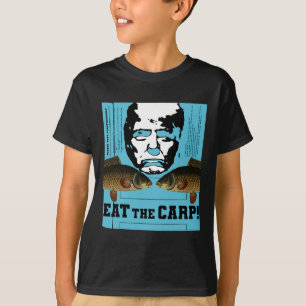 Ät Karpen! Affisch eller gatukonst och kommentar f T Shirt