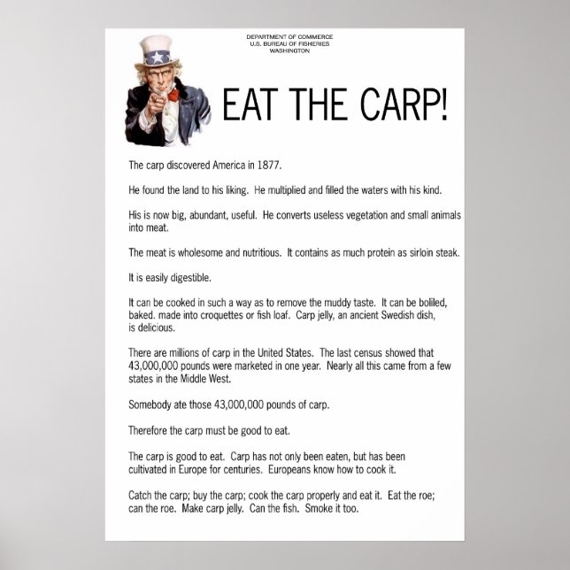 Ät karpen! poster (Framsidan)