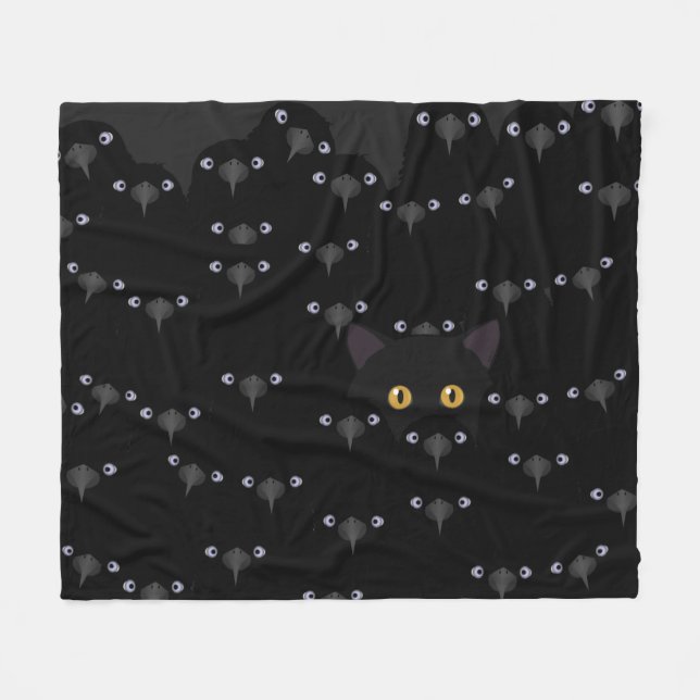 Ät Kråka Fleece Blanket (Framsidan (Horisontell))