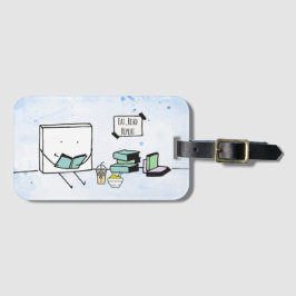 Ät, läs, upprepa Bok Älskare Bagagebricka