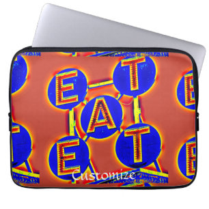 Ät Logotyp Thunder_Cove Laptop Fodral