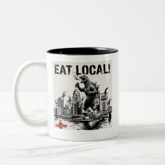 Ät Lokal Louisville Två-Tonad Mugg