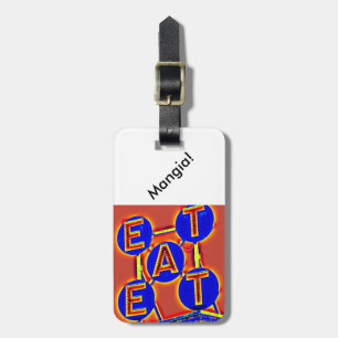 Ät-/mangibagagetagg Bagagebricka