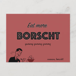 Ät mer borsjt vykort
