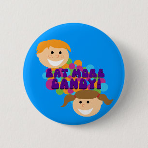 Ät mer Candy Retro Kids Knapp