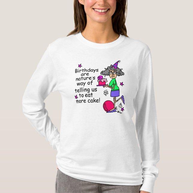Ät mer kummelfödelsedag Humor T-shirt (Framsida)