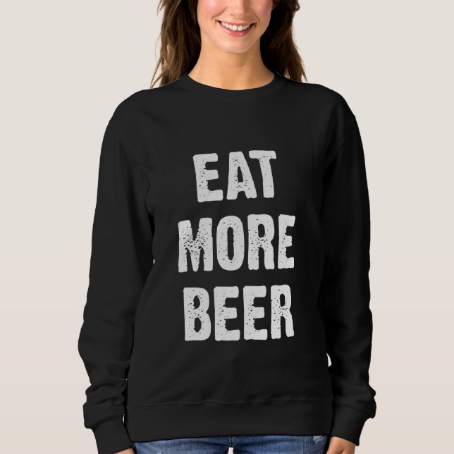 Ät mer öl, lusastiskt öl t shirt (Framsida)