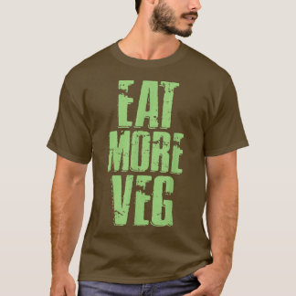 Ät mer Veg Distress-Coola Vegetarians T Shirt