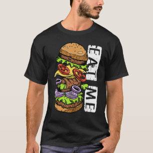 Ät mig I Cheeseburger I Burger T Shirt