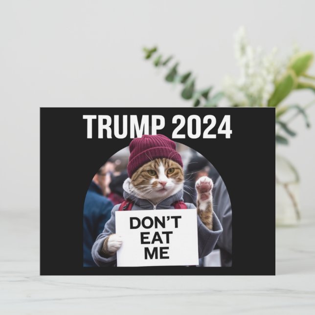 Ät mig inte katter för trumman 2024 inbjudningar (Stående Fram)