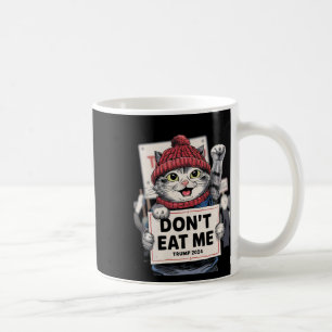 Ät mig inte katter för trumman 2024. kaffemugg