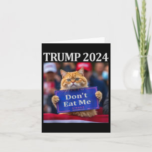 Ät mig inte katter för trumman 2024 kort