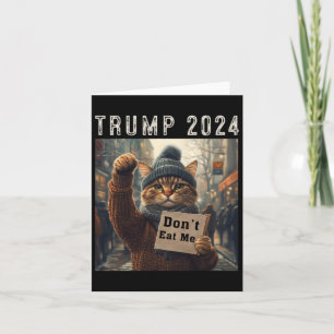 Ät mig inte katter för trumman 2024 kort
