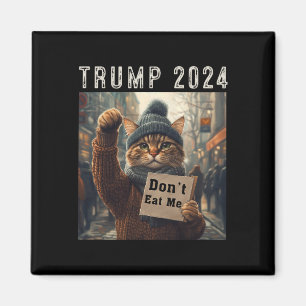 Ät mig inte katter för trumman 2024 magnet