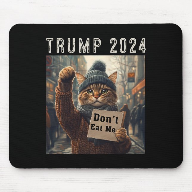 Ät mig inte katter för trumman 2024 musmatta (Framsidan)