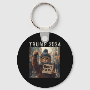 Ät mig inte katter för trumman 2024 nyckelring