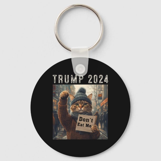 Ät mig inte katter för trumman 2024 nyckelring (Framsida)