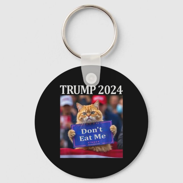 Ät mig inte katter för trumman 2024 nyckelring (Framsida)