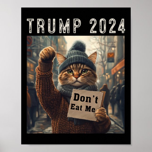 Ät mig inte katter för trumman 2024 poster (Framsidan)