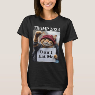 Ät mig inte katter för trumman 2024 t shirt