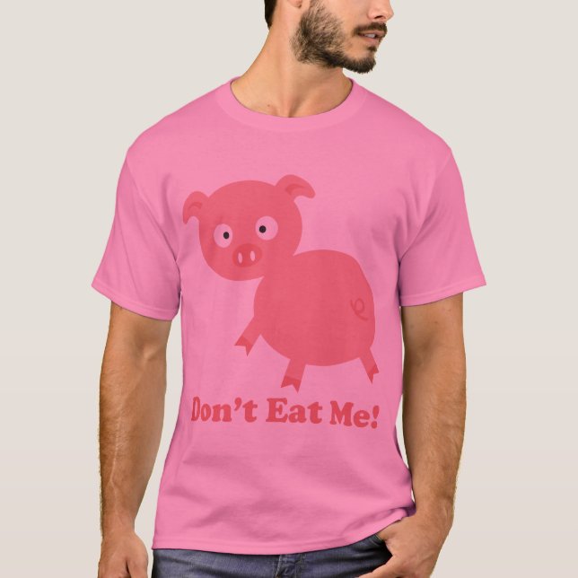Ät mig inte tee shirt (Framsida)