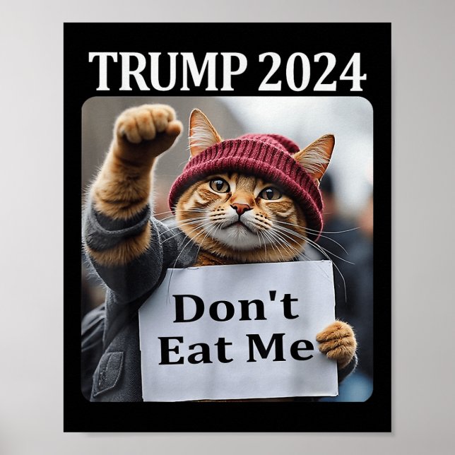 Ät mig katter för trumma 2024 poster (Framsidan)