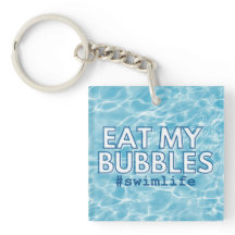 Ät min bubblor Simma Life Keychain