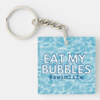 Ät min bubblor Simma Life Keychain